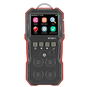 

Portable Compound Gas Detector CO Monitor Carbon Monoxide Detector Hydrogen Sulfide HS Oxygen Combustible Gas Tester Sound Alarm