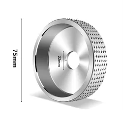 Meule d'angle en bois rond, alésage de 16mm ou 22mm, disque abrasif pour meuleuse d'angle en carbure de tungstène 