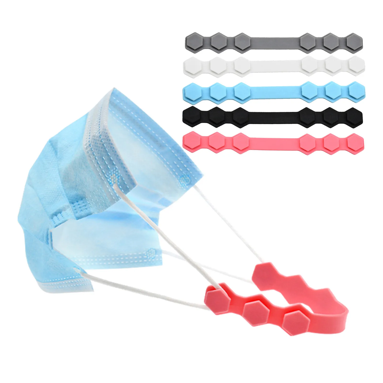 10 шт. Регулируемая пряжка крюк зажим для маски держатель Анти скольжения