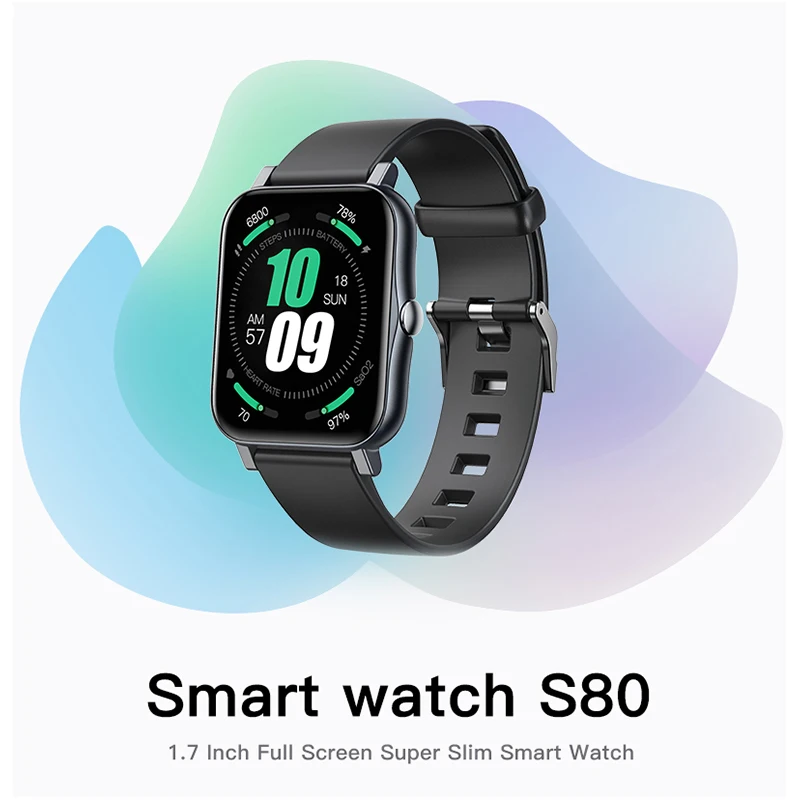 Умные часы с сенсорным экраном S80 OutdooSport Mode Plus мужские смарт-часы пульсометром для