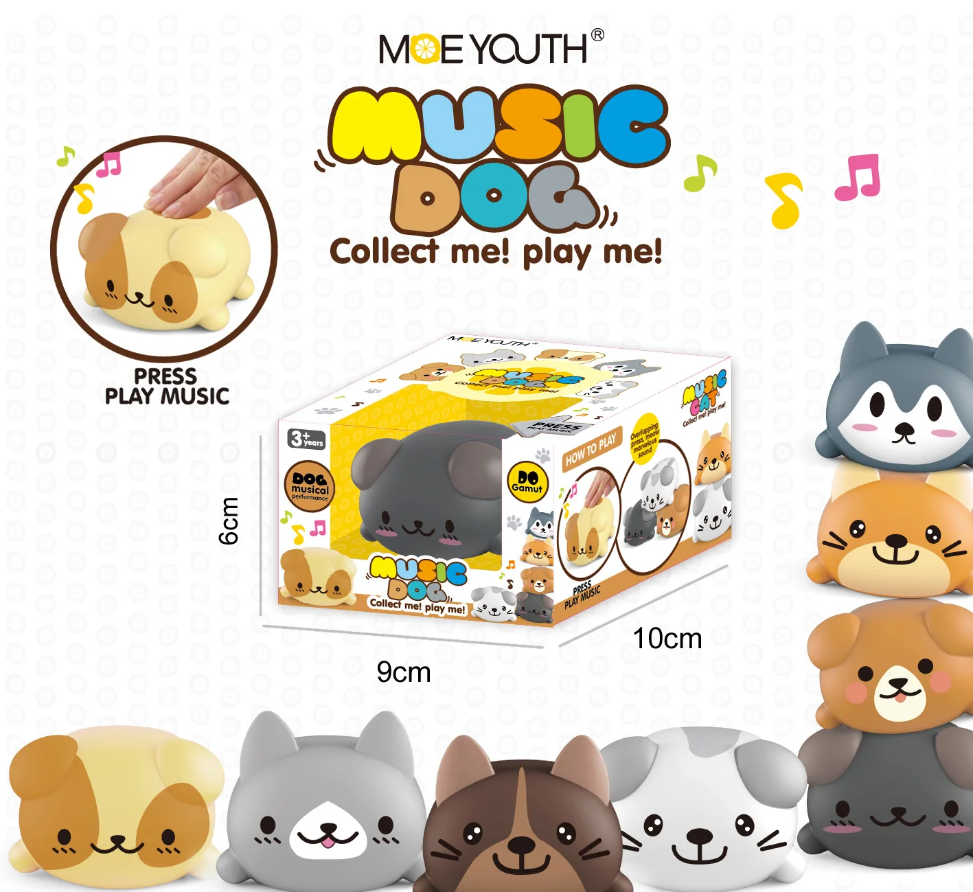 Lemon Friends Meow Chorus 3589 электрическая музыкальная шкала кошка сияющая музыкальная игра производитель Douyin маленькие игрушки