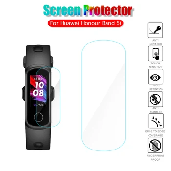 

1/2/5pcs For Huawei Honor Band 5i Smart Watch Full Screen Protector Cover Explosion-proof Soft Clear Protective Film
