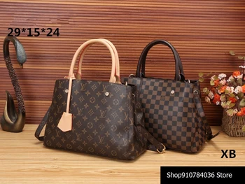 

Luxury Leather Handbags Women Bags Designer Brand Women's Shoulder Bags Large Capacity Ladies Hand Bags L305 Louis Vuitton LV-