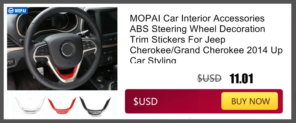 MOPAI АБС-пластик для салона автомобиля, кнопка включения, декоративная крышка, наклейки для Jeep Cherokee 14+/для Grand Cherokee 2011+, автомобильный стиль