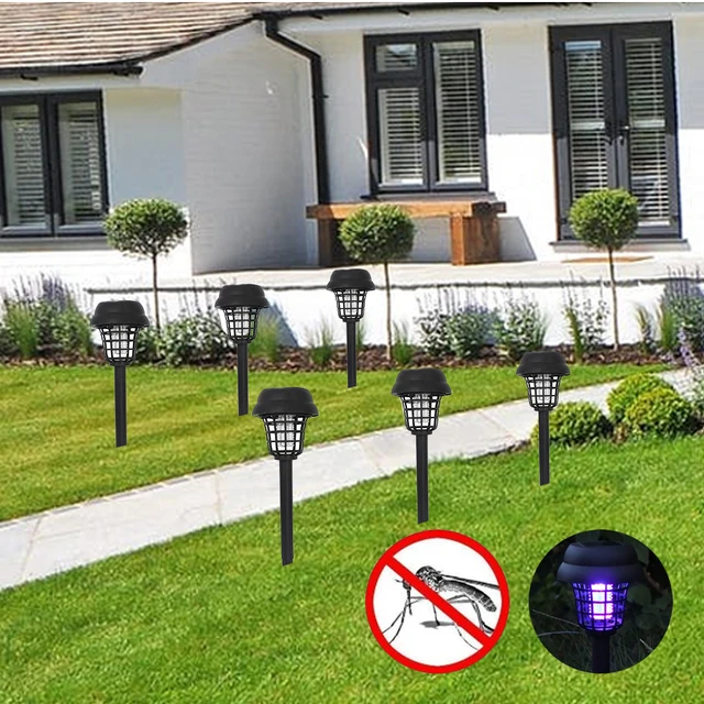1/2/4/6Db Solar Lámpák Kerti Gyep Fény Napelemes Led -Es Szúnyogok Kártevőirtó Rovar Gyilkos Lámpa Szúnyoggyilkos - Image 6