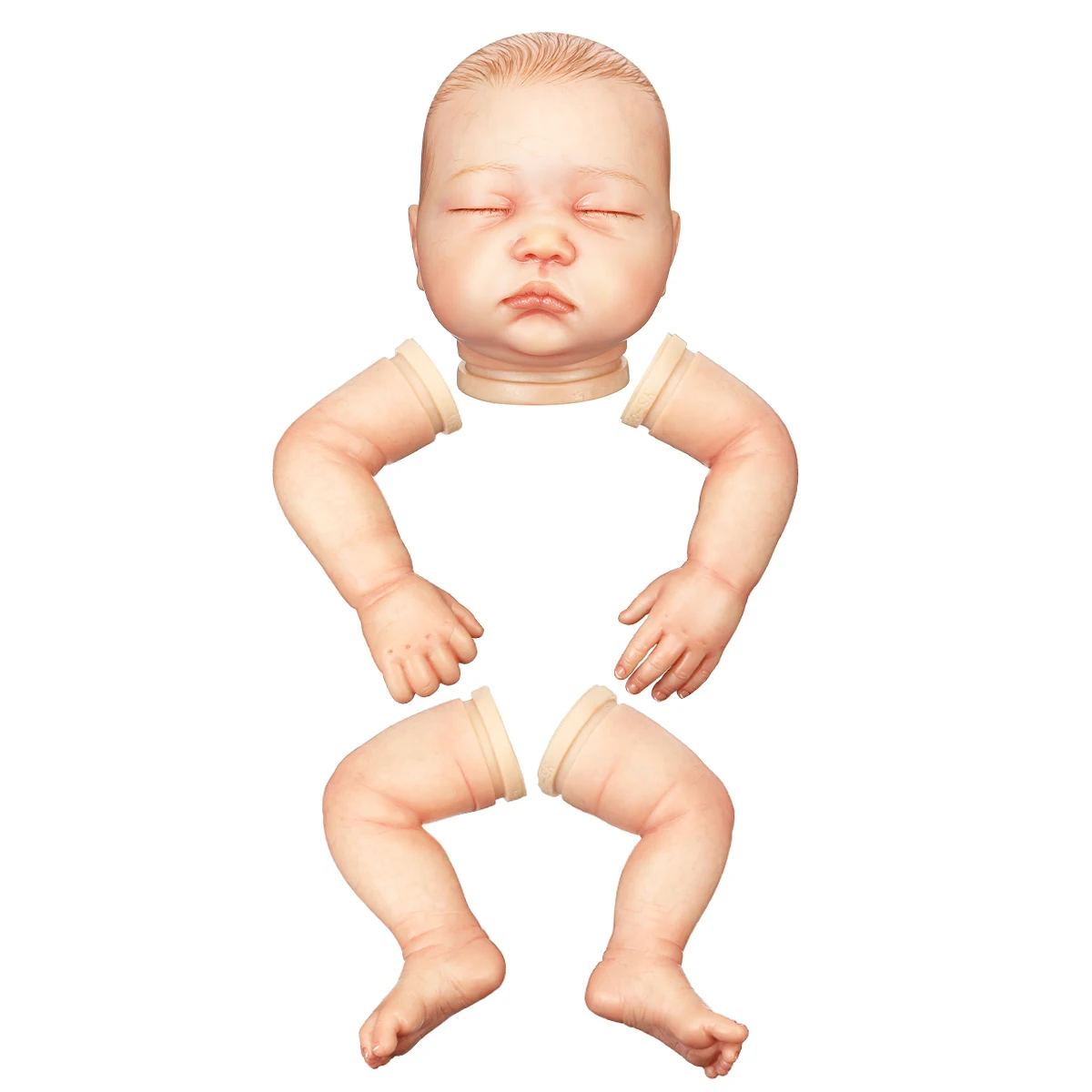 Лучшая цена Reborn Baby Doll наборы сделаны из мягкого силикона винил подходит для 22 дюймов Reborn Doll, подходит для 20 мм глаза горячая кукла аксессуары