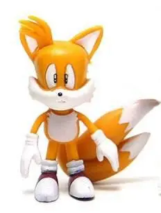 1 шт. мультяшная супер звуковая модель Miles Prower Amy Rose Knuckles The Echidna Dr Eggman Фигурки ПВХ Модель Детская Подарочная игрушка - Цвет: 1 pcs