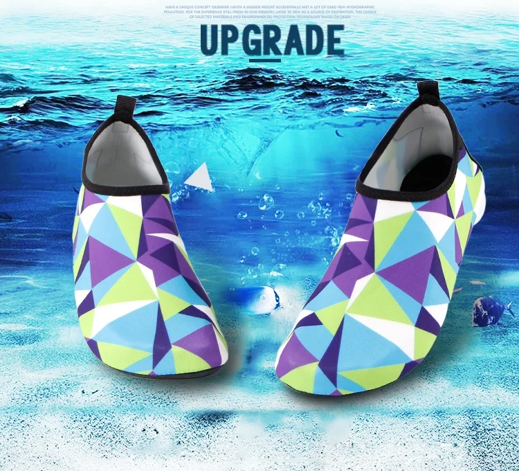 Aqua shoes водонепроницаемая обувь для йоги, быстросохнущие, Нескользящие, износостойкие, дышащие, уличные, речные, морские, противоскользящие