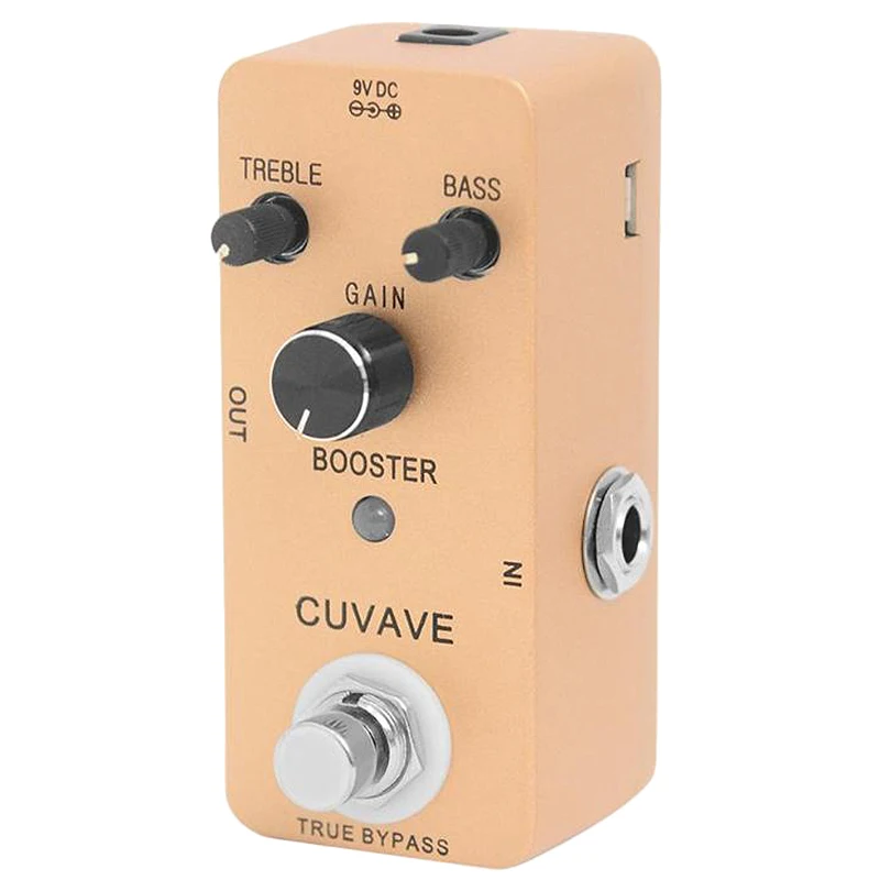 Cuvave Pure Booster 2-Band Eq True Bypass Booster гитарная педаль эффектов