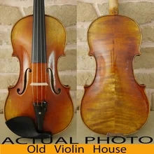 Модель StradIvarius 1715 с высоким содержанием пламени. Античный масляный лак. No.1005. Насыщенный и глубокий тон. ручной работы