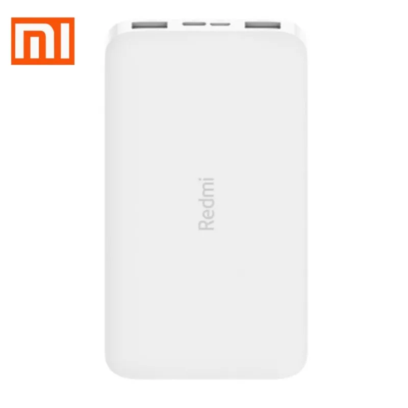 Оригинал Xiao mi Red power Bank 10000 мАч bank QC3.0 портативное зарядное устройство 2 usb порта