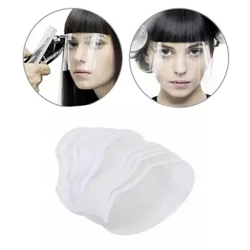

NEW 50pcs Face Shield Haircut Cover Hairspray Shield Eye Protect Tool Home Transparent Cleaning Protective Salon Dropshipping