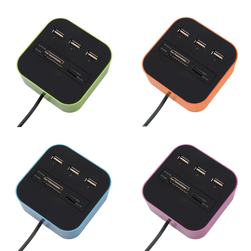 Зарядное устройство с 3 usb-портами USB 2 0 концентратор для Win XP/7/8/10 MS/M2/устройство