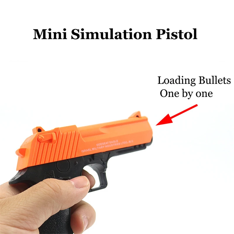 3 шт./упак. Случайная Доставка мини игрушечный пистолет пистолеты пустынный Орел