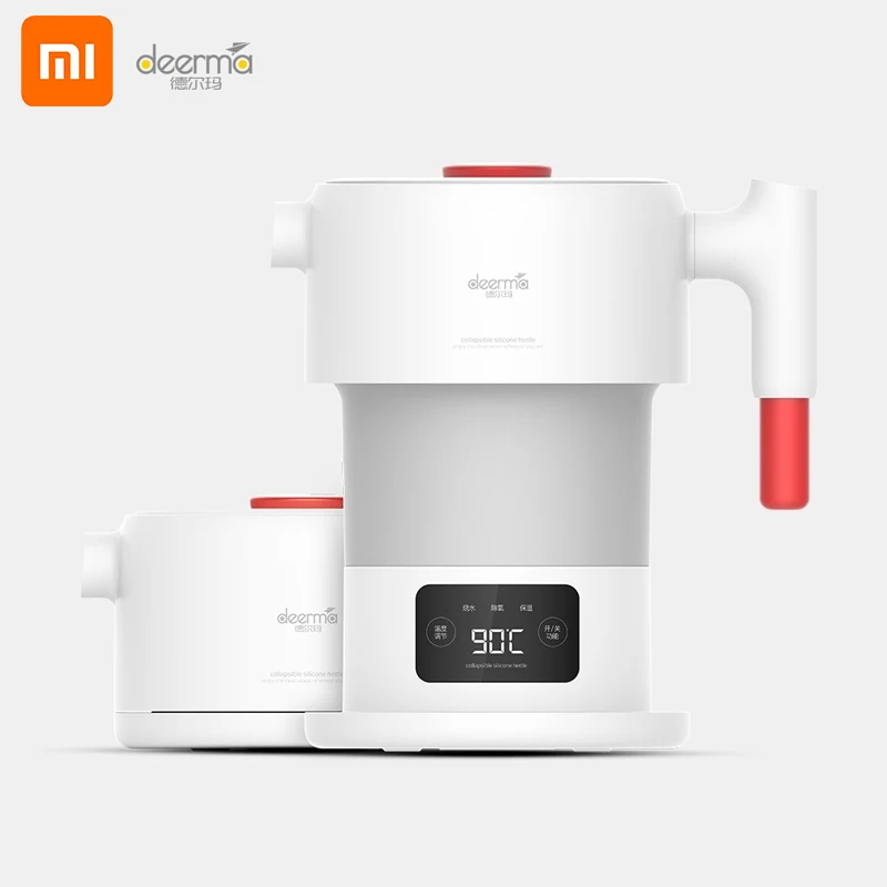 

Xiaomi Deerma Folding Portable Electric Water Kettle 0.6L Handheld Electric Water Flask Pot Auto Power-Off Protection Kettle