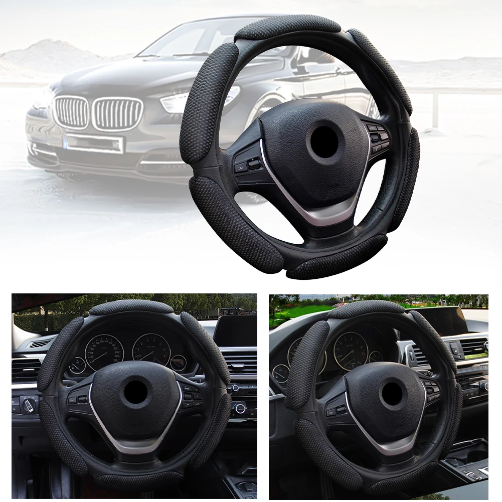 

Anti-slip Steering Wheel Cover Universal 15inch 3D Mesh Breathable Automobile Steering-Wheel Protector Car Interior Accessories