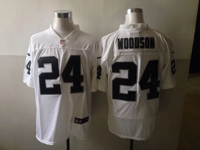 Стихед, Окленд, Бо Джексон, Карсон Палмер, Шарль Вудсон, д. Дж. Hayden, Darren McFadden, Khalil Mack, Kyle Long, Matt Schaub Jersey - Цвет: Коричневый