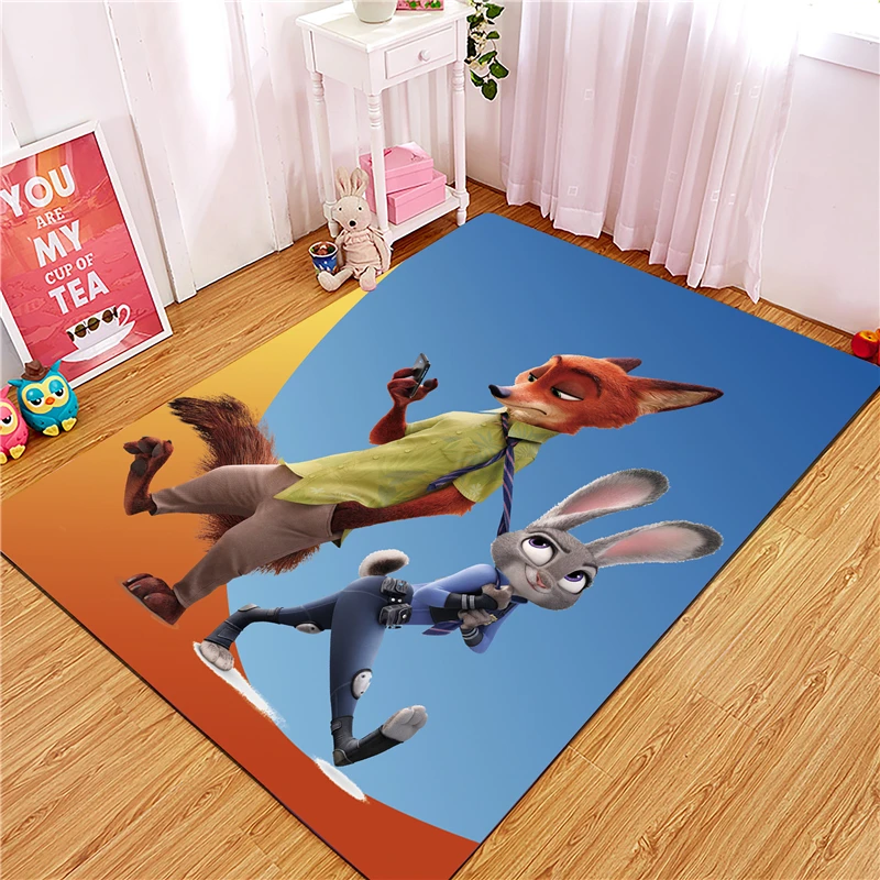 80x120cm Мультяшный Внутренний дверной коврик, износостойкий и пыленепроницаемый нескользящий дверной коврик, ковер для кухни, пола, ванной комнаты - Цвет: 80x120cm