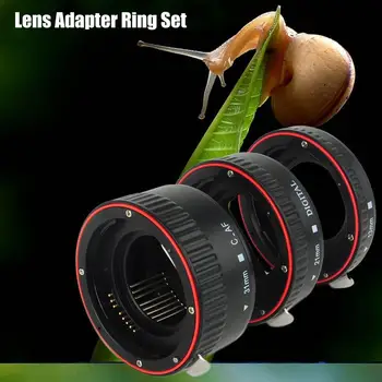 

Metal Auto Focusing Macro Extension Lens Adapter Tube Rings Set 13/21/31mm Camera Lens for Canon for EOS EF Mount Accessories
