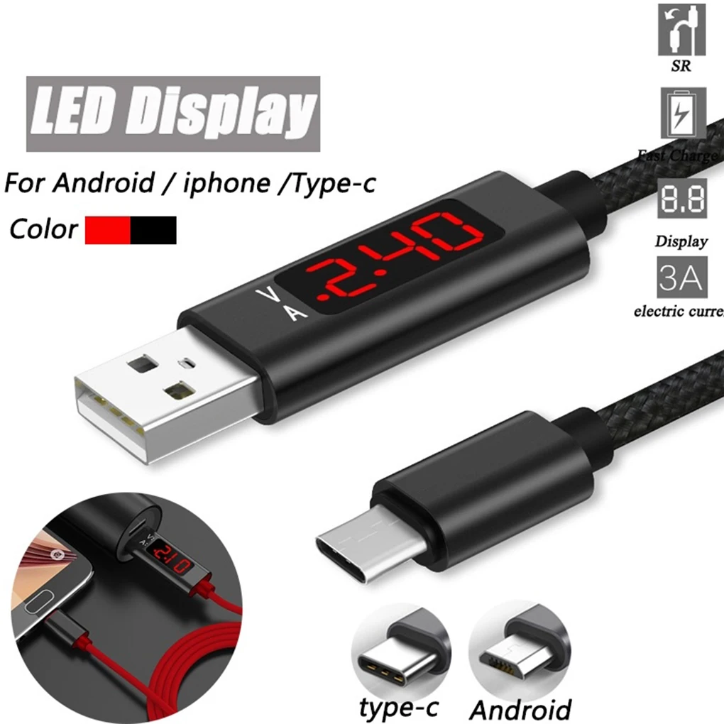 USB кабель для зарядки мобильного телефона 1 м|Кабели передачи данных| |