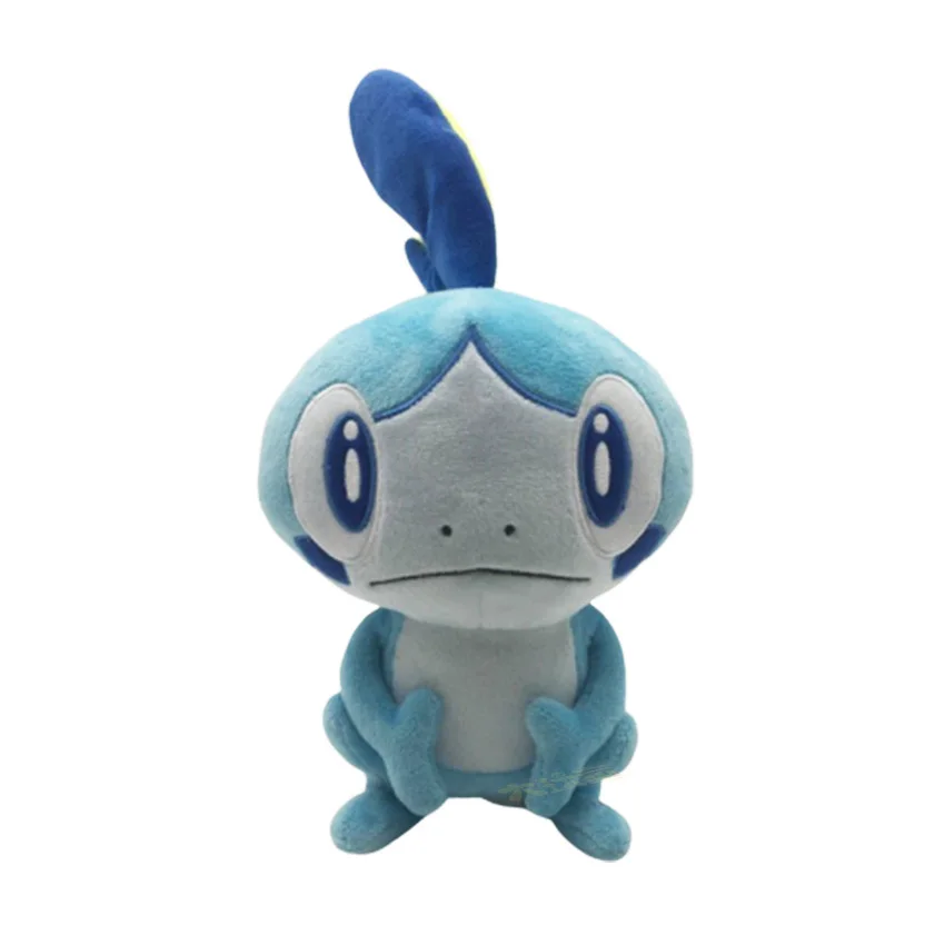 3 шт./компл. аниме 23-28 см Scorbunny Sobble Grookey плюшевая кукла, чучело игрушки для детей станет желанным подарком для друзей
