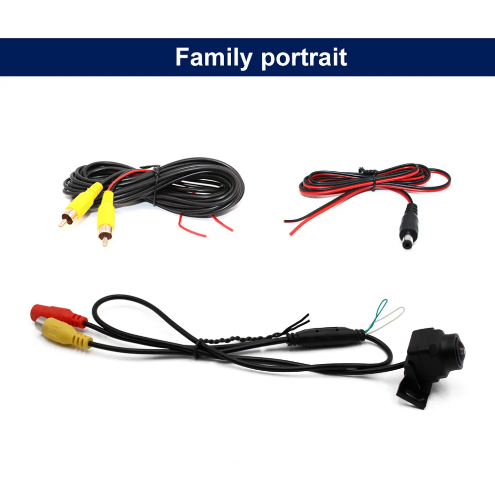 Smartour CCD 180 Degree Fisheye Lens Car Rear Side Front View Camera Wide Angle Reversing Backup Camera Night Vision Waterproof