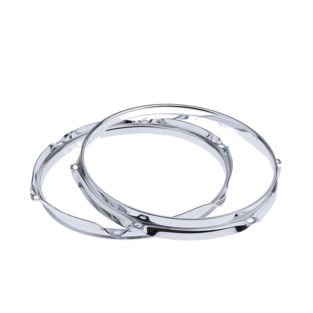 10in 6 Hole Tom Drum Die Cast Hoop Set for Drum Build or Restoration 2.5mm
