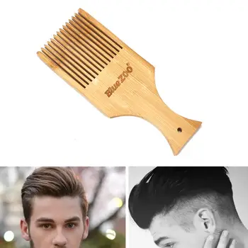 

Anti-static Natural Bamboo Hair Pick Comb Scalp Massage Wide Tooth Detangling Combs Tool
