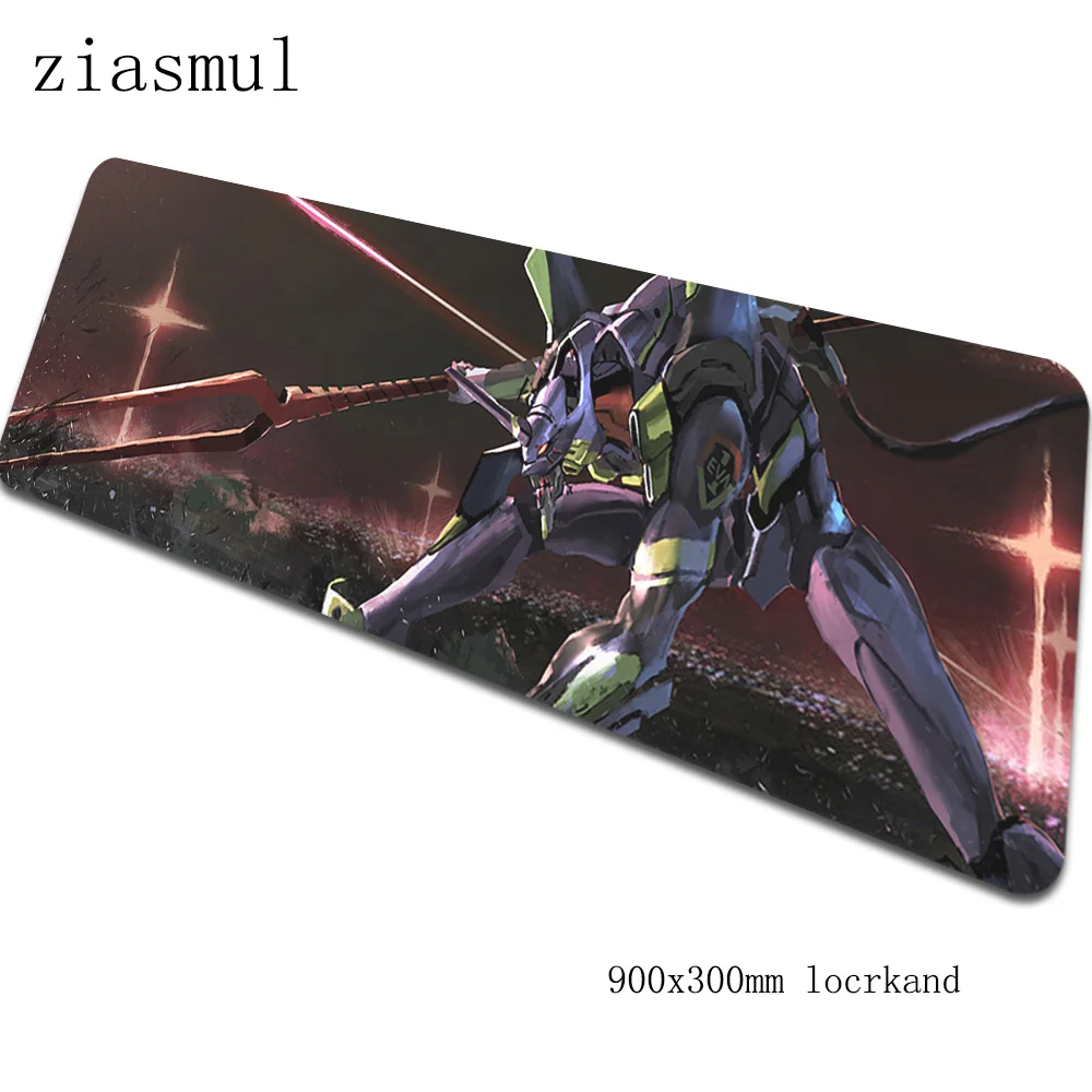 Коврик для мыши evangelion, геймер, домашний, 90x30 см, коврик для мыши, игровой коврик для мыши, большой милый коврик для мыши, стол для компьютера, коврики для мыши - Цвет: Size 900x300x2mm