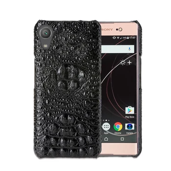 

Phone case for Sony Xperia XZ2 XZ1Xperia 5 XZ4 Compa Cowhide crocodile skull half pack For Sony XA XZ2 Premium XA2 ultra Z5 PLUS