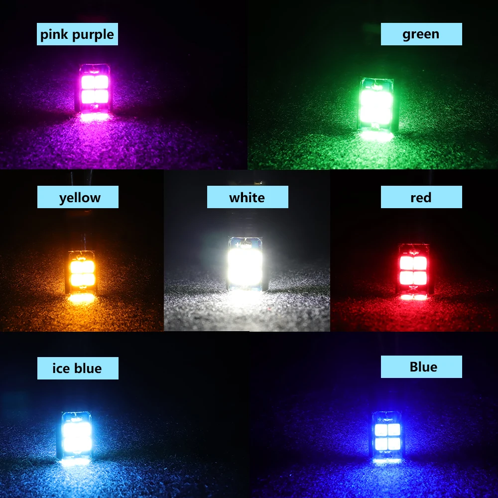DXZ 2 шт. W5W T10 светодиодный Canbus 3030 10SMD Автомобильный светодиодный просвет светильник Интерьер светильник 194 168 Авто клиновидный купол для чтения настольная лампа лампочка 12V