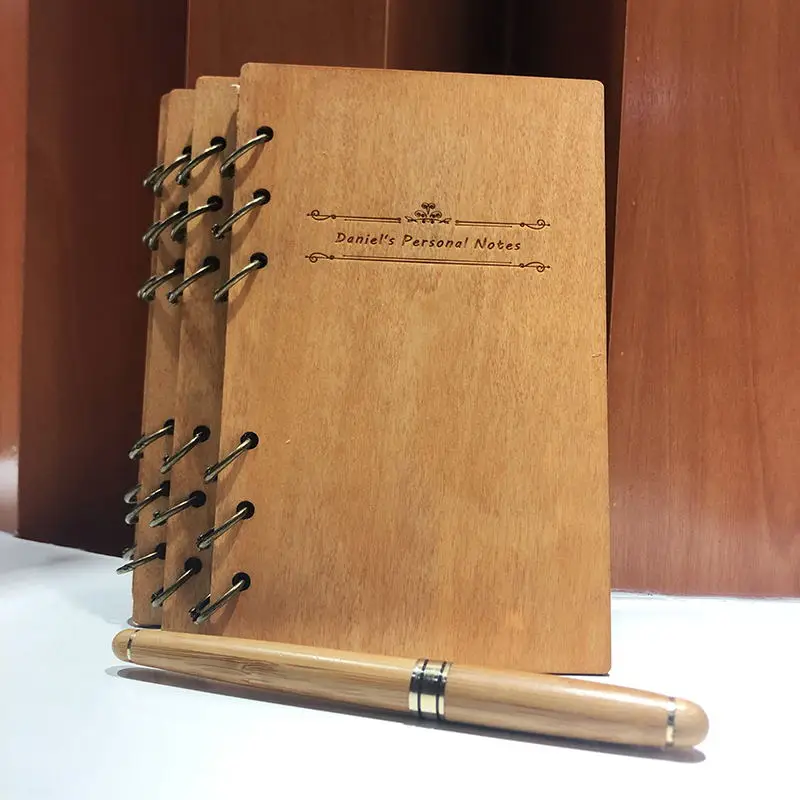 Personalised Sketchbook Wooden Sketchbook Wooden Notebook Sketch Pad  Journal Sketchbook A4 Gift for Artist Creative UV392 