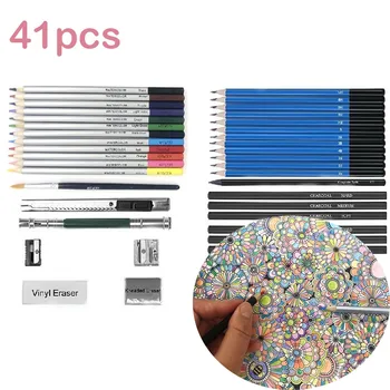 

41 pcs/lot Gel Pen Fine Color Hook Line Pen 0.38mm Drawing Stroke Needle Pen Gift For Kids Stationery Learning School Supplies