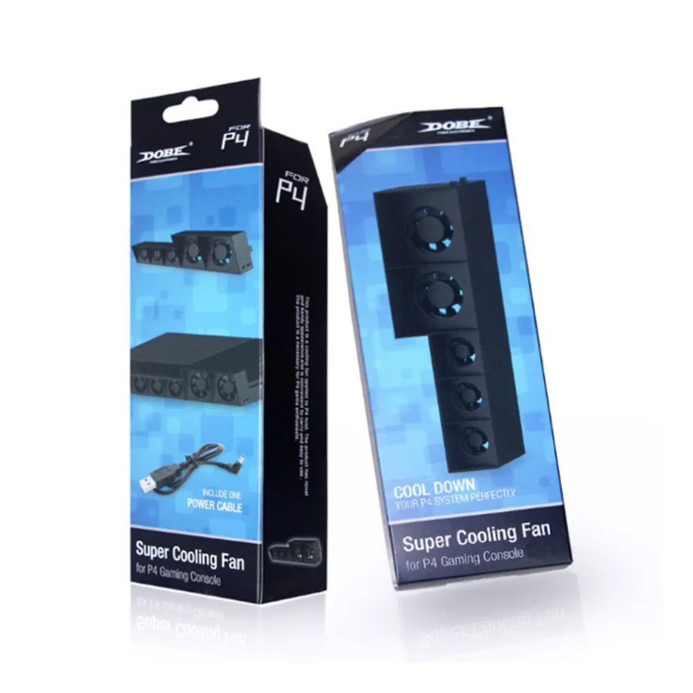 USB Cooling Fan External Turbo Temperature Control Cooler for Playstation PS4 Gaming Console Ventil