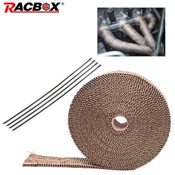 

5M 10M Motorcycle Thermal Exhaust Tape Noise cancellation Heat Wrap Resistant Durable Downpipe For Motorcycle Car Accessories