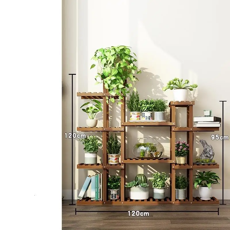 Number 4 Saksi Standi Para Macetas escanteria Escalera Etagere горшок для растений на открытом воздухе балкон полка Dekoration подставка для цветов - Цвет: Number 4