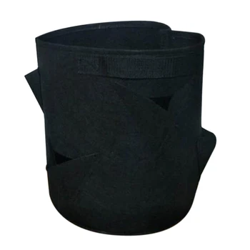 

Hot 30 X 35cm 8-Gallon Collapsible Strawberry Planter Bag Garden Planter Growing Bag With 6 Pockets - Black/Beige/Light Green M