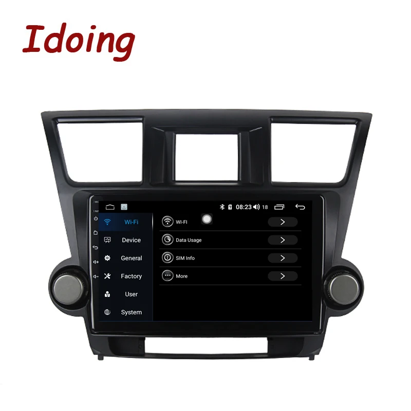 Discount Idoing 10.2" 4G+64G Car Radio Multimedia Android 8.1Player Navigation GPS For Toyota Highlander 2 XU40 2007-2014 NO 2 din DVD 1 Discount Idoing 10.2" 4G+64G Car Radio Multimedia Android 8.1Player Navigation GPS For Toyota Highlander 2 XU40 2007-2014 NO 2 din DVD 1