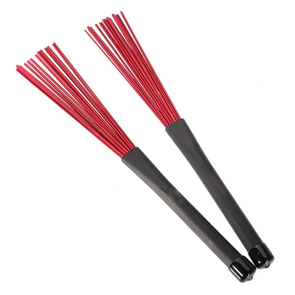 2Pcs/set Nylon Jazz Drum Brushes Retractable Drum Set Brush Sticks Drum Brushes new style