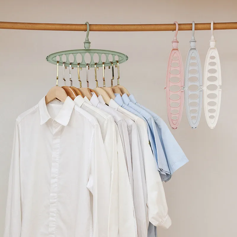 

3D Space Saving Storage Organization Clothes Hanger Drying Rack Plastic Scarf Clothes Hangers Storage Racks Storage Hanger