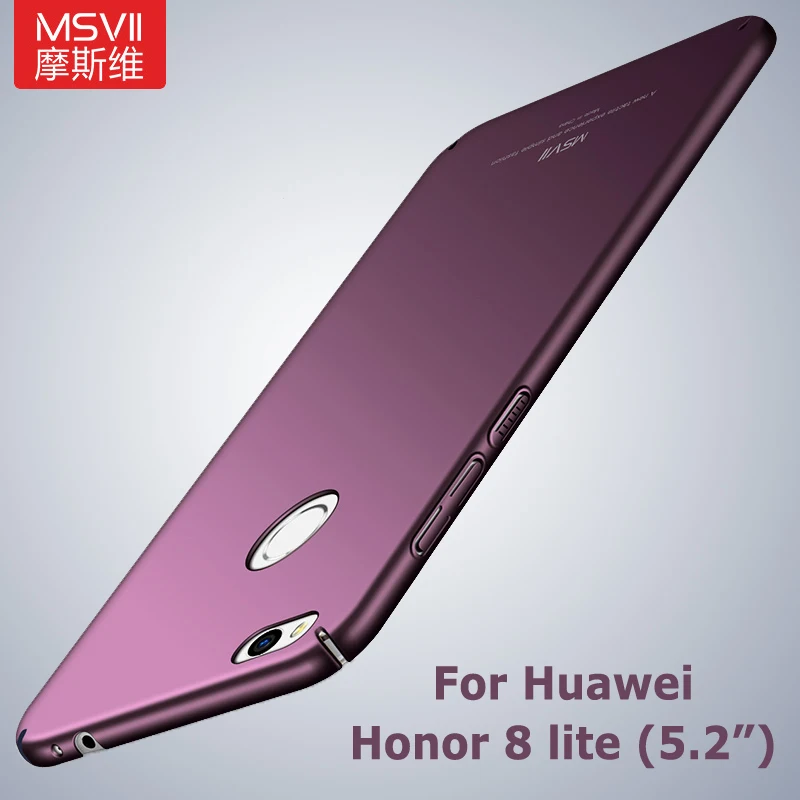 Чехол для Honor 8 Msvii тонкий матовый чехол Huawei Lite Honor8 Pro Жесткий 8X 8A 8C Max чехлы|honor 8|cover