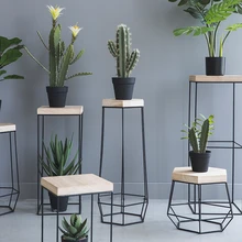 Европа зеленый Luo цветок Airs многоярусная комната Introspection пространство Железный Художественный Цветочный горшок рама балкон гостиная твердая древесина