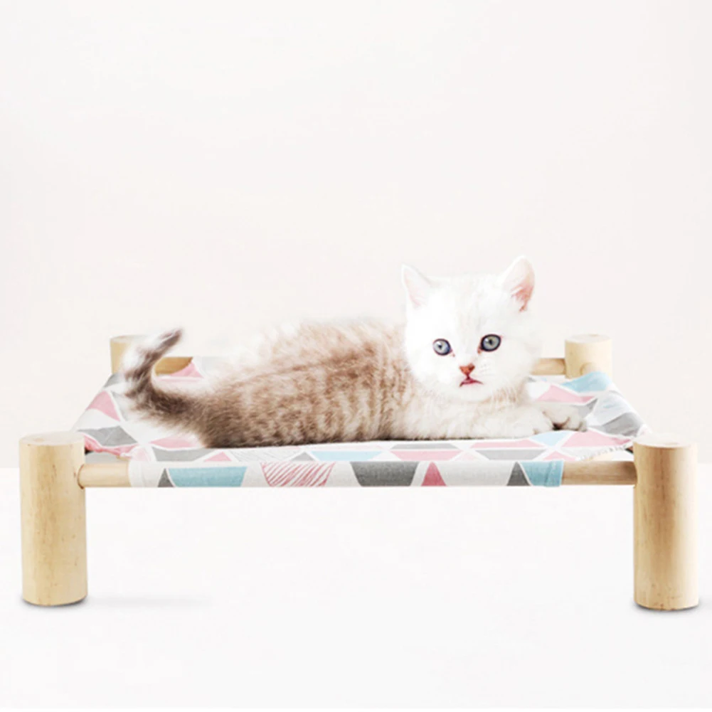 Puppy Cats Hammock Pet Bed Four-legged Breathable Removable Pet Beds Durable Mat Beds Shelf Pet Products Home Decoration