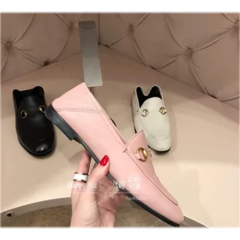 

Genuine Leather shoes Woman Loafers Female leather shoes foldable Mocassins En Cuir Véritable mocasines