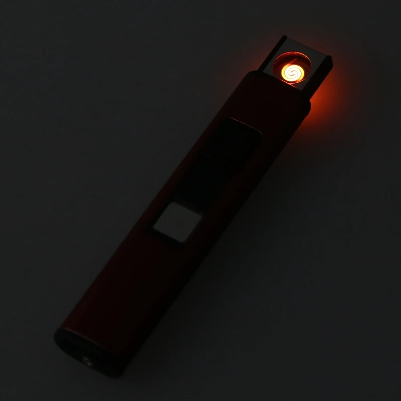 Прикуриватель двухсторонний зажигание Usb Электронная сигарета зажигалка смарт-пресс экран Зажигалка для мужских аксессуаров