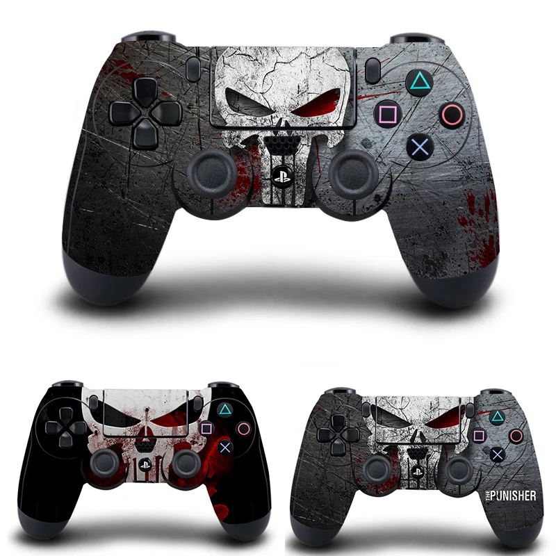 Наклейка-Каратель s, PS4 контроллер виниловое покрытие наклейка-наклейка крышка для sony playstation 4 DualShock 4 беспроводной контроллер