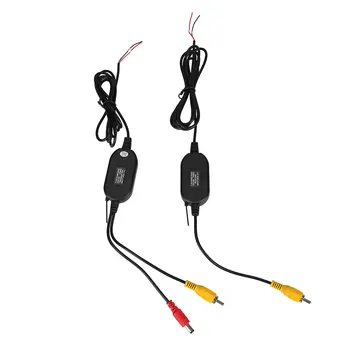 

Vehemo 12V 2.4G Rearview Camera Transceiver Car Camera Transmitter DVR Wireless Video Receiver Reverse Monitor Kit Automobile