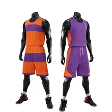 Новинка, мужские двухсторонние баскетбольные майки, дышащие двухсторонние костюмы баскетбольные на заказ, женская баскетбольная форма для команды