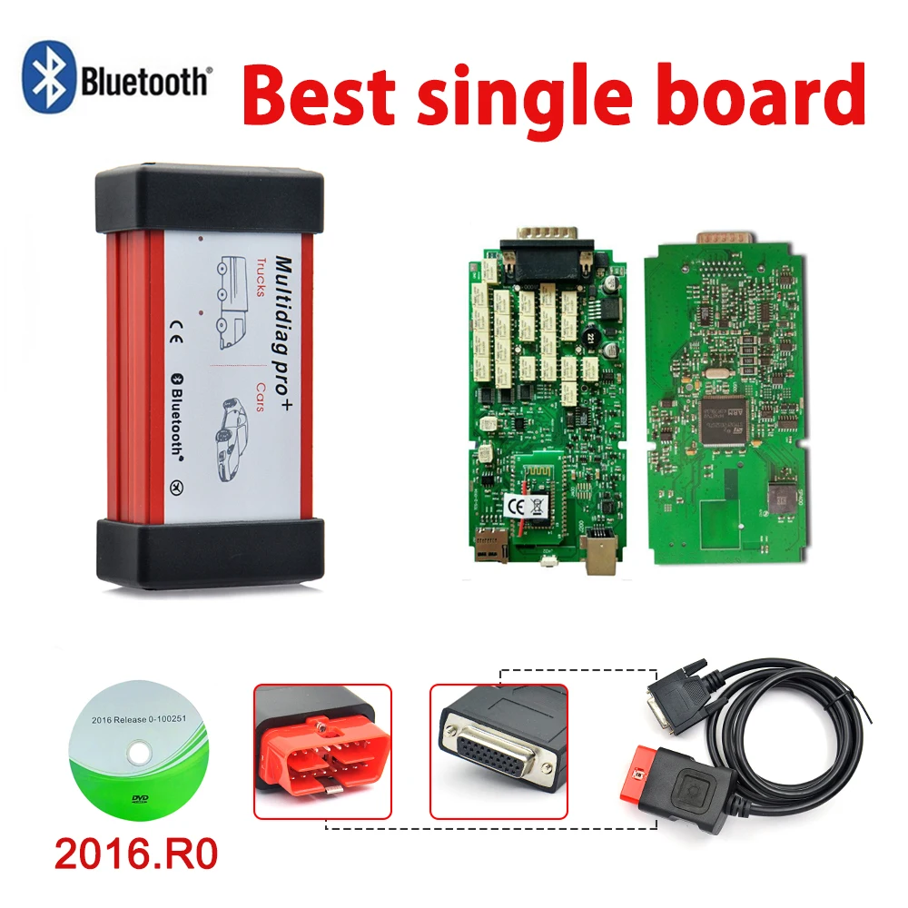 Multidiag with BT DHL лучший одноплатный релейный Bluetooth для delphis vd ds150e cdp,0 R0 с keygen супершпионское Autocoms Multidiag pro - Цвет: Multidiag with BT