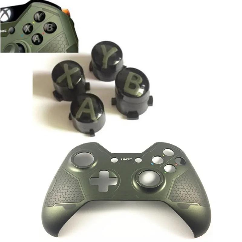 Для Xbox one корпус контроллера Замена верхней передней оболочки чехол 5 Guardians Ограниченная серия с пользовательскими кнопки ABXY ремонт